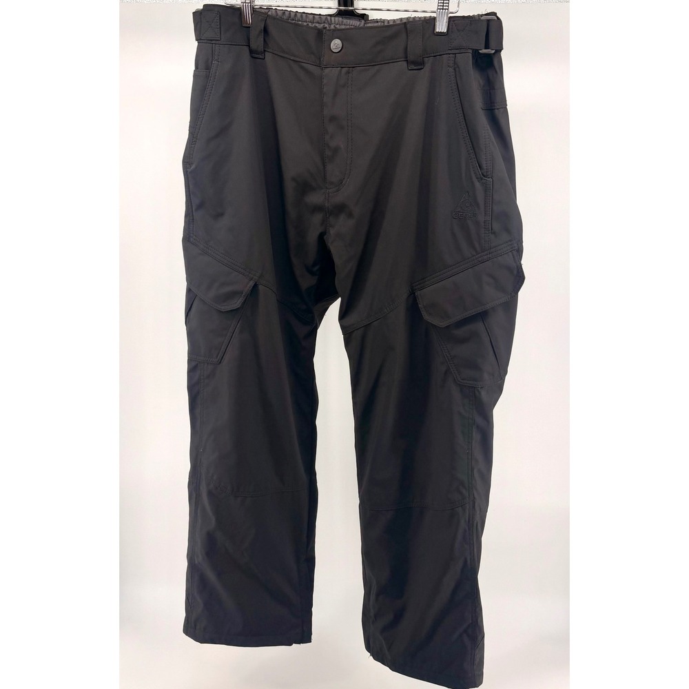 Gerry Insulated Fleece Lined Black Cargo Snowboarding Pants Men's‎ XL Ski